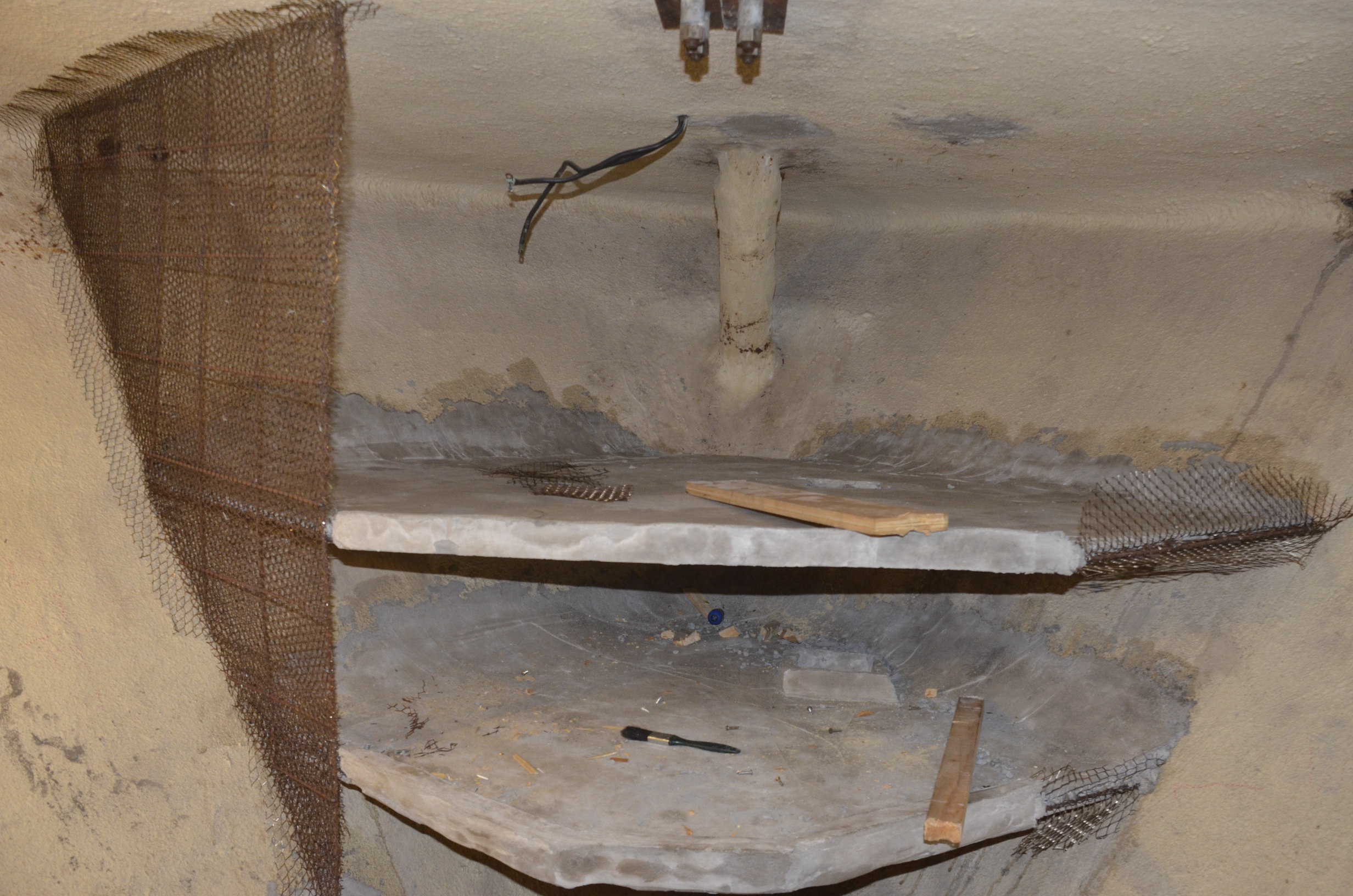 Different angle showing armature in place