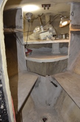 Completed bow room.  Now the windlass can be installed (done) and the shelves painted and put to use (done and done)