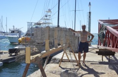 Yes, my ugly mug next to the dinghy for scale